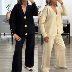 European Goods Casual Fashion Two-piece Suit Female Spring And Autumn All-match